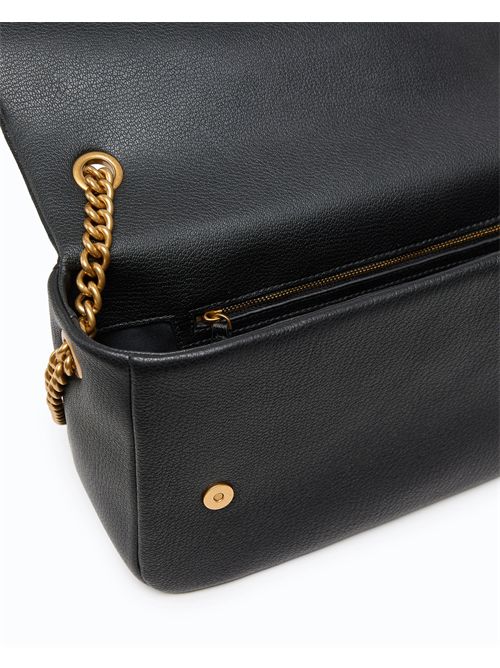 Borsa a tracolla media Love Bag Click Soft Horizontal in pelle fiore PINKO | 107022A3CX/Z99Q